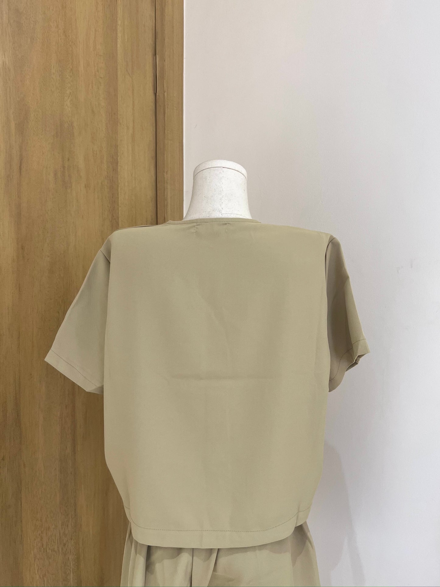 BOBBIE Set: Buttondown + Shorts