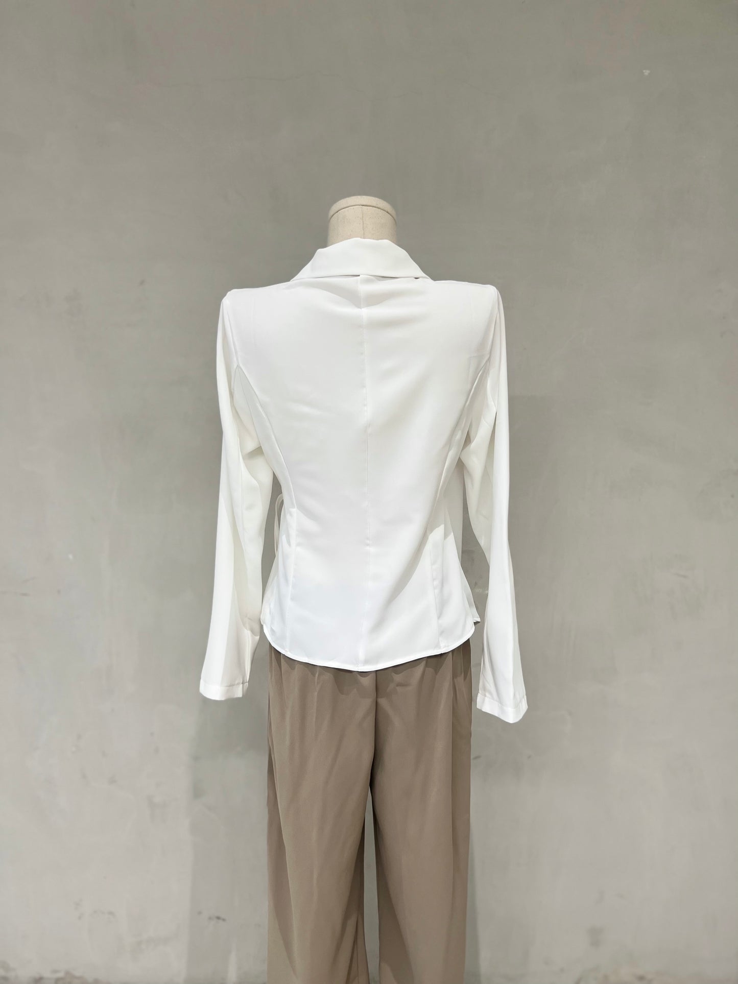 FIA Long Sleeve Tie Top