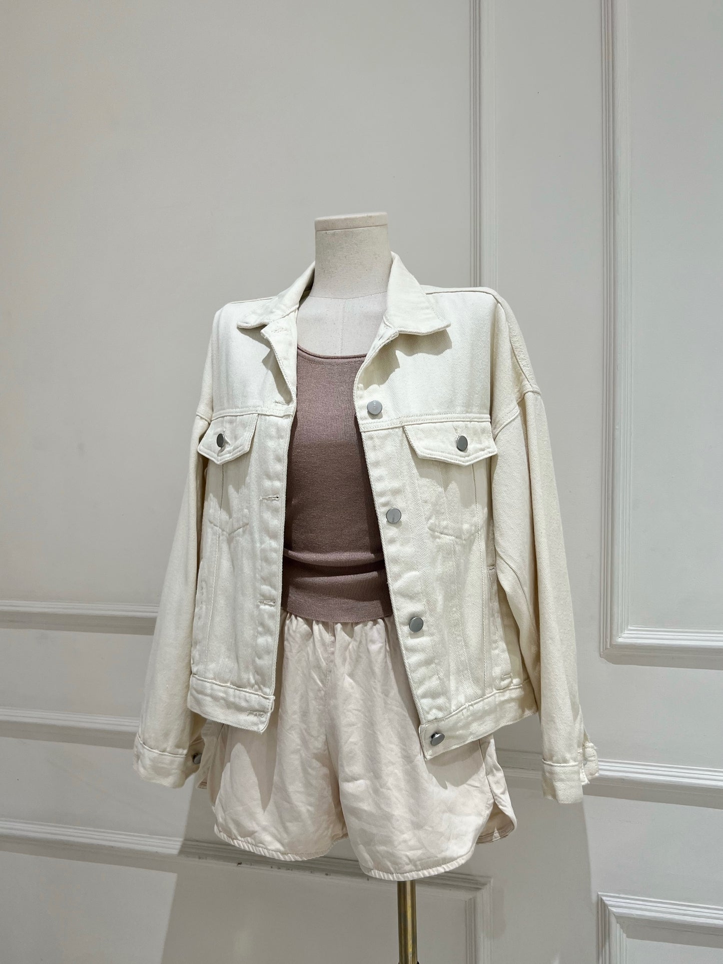 ANDRE Long Sleeve Jacket (CREME)