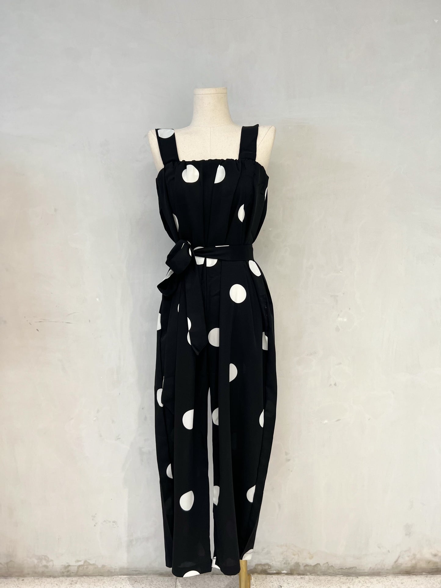 CAMILLA Dotted Jumpsuit (BLACK)