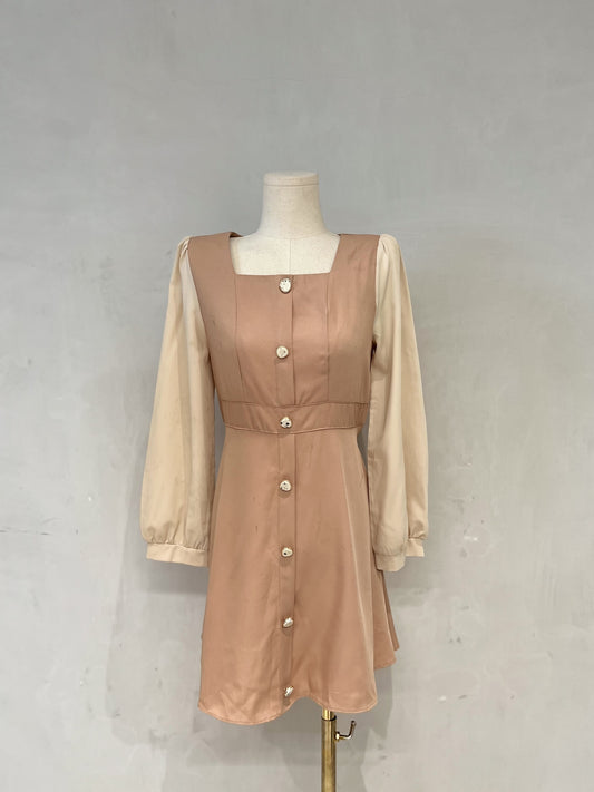 HENNY Two-Tone Dress
