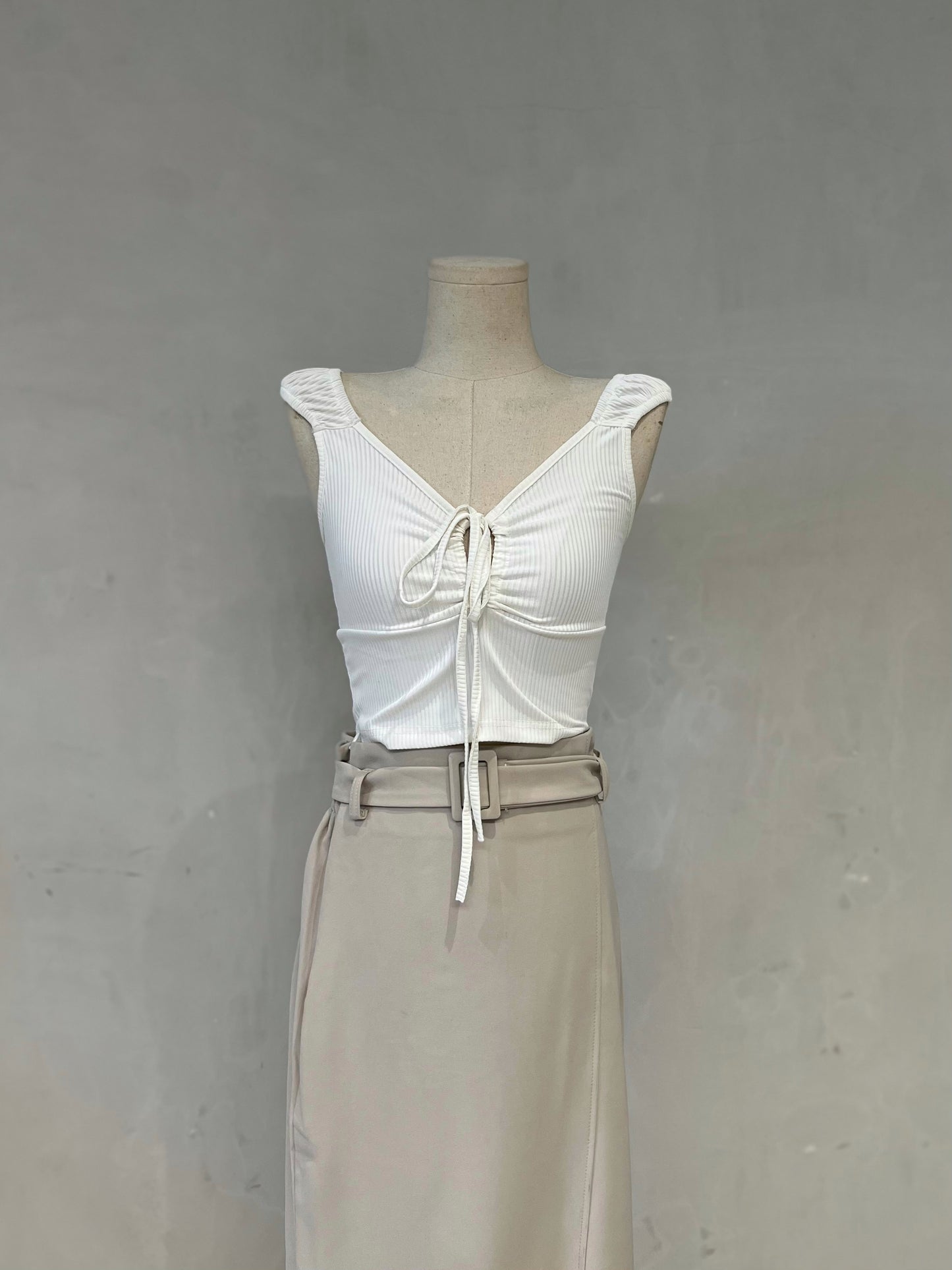 CALISTA Ribbed Tank Top