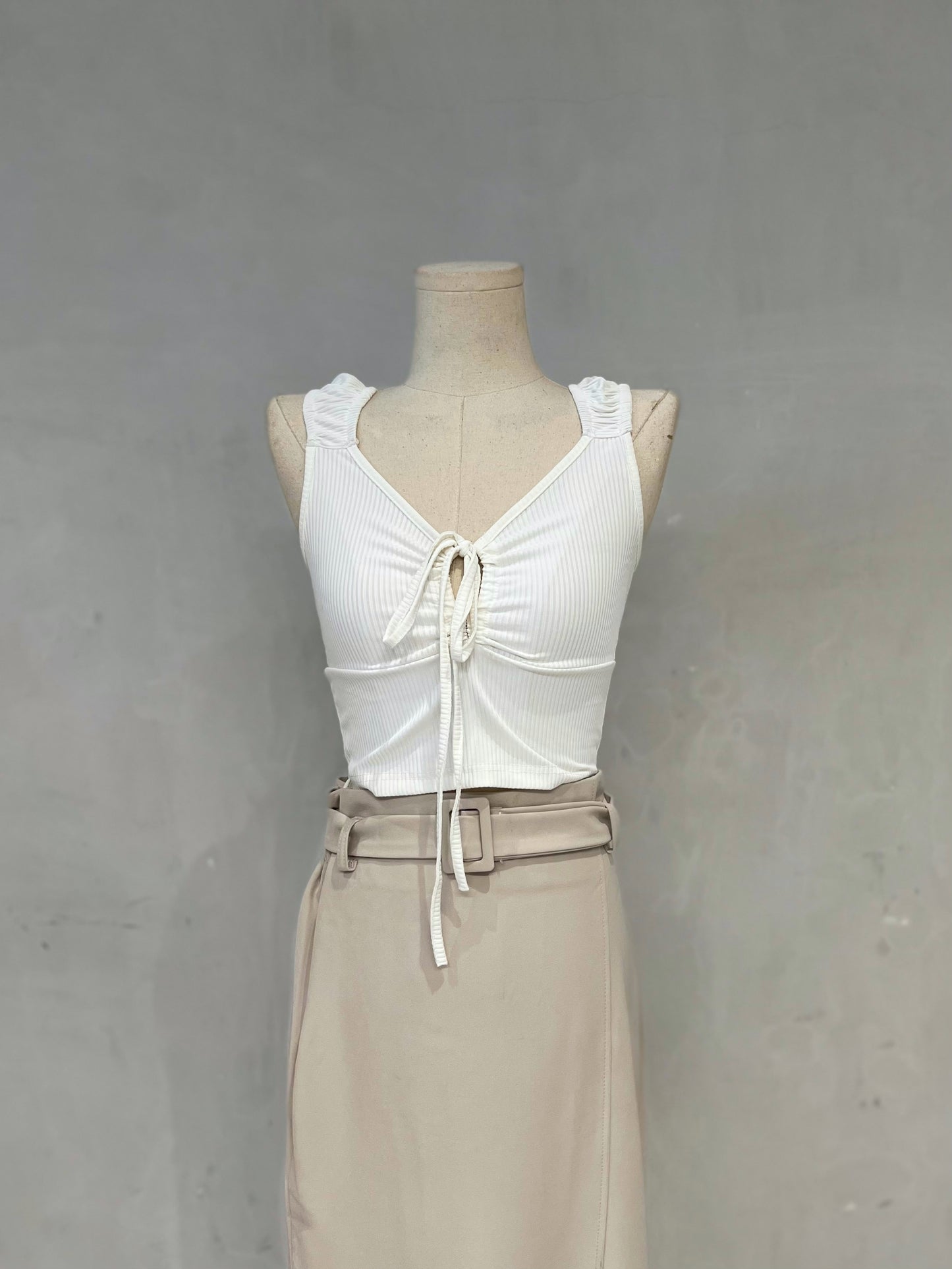 CALISTA Ribbed Tank Top