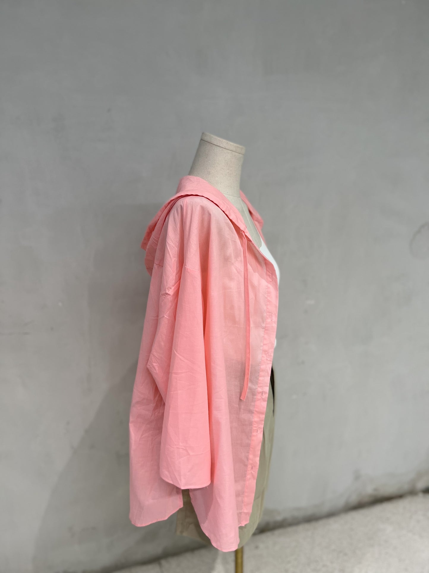 DENVER Hoodie Buttondown Top