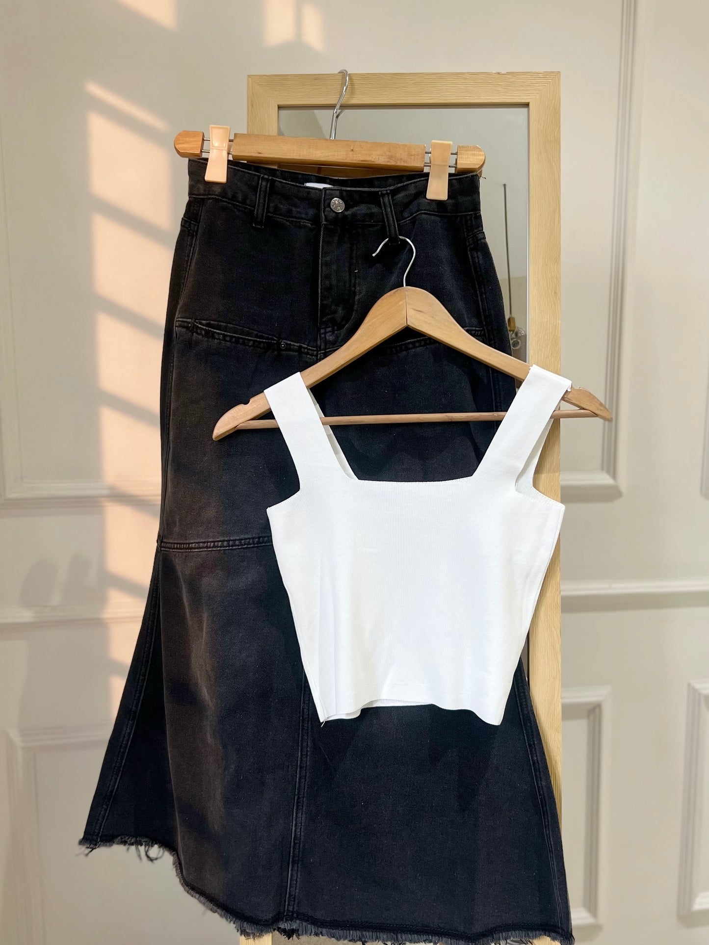 NATHANIA Denim Skirt