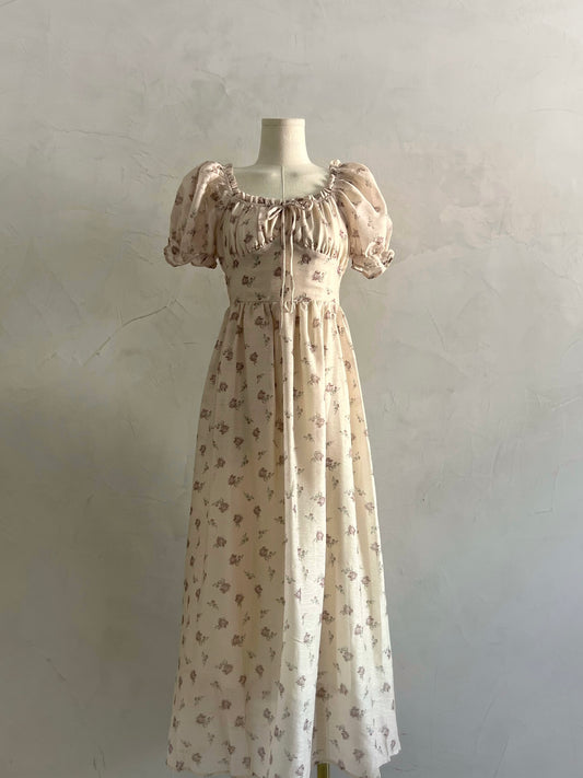 IRINA Puff Sleeve Floral Dress
