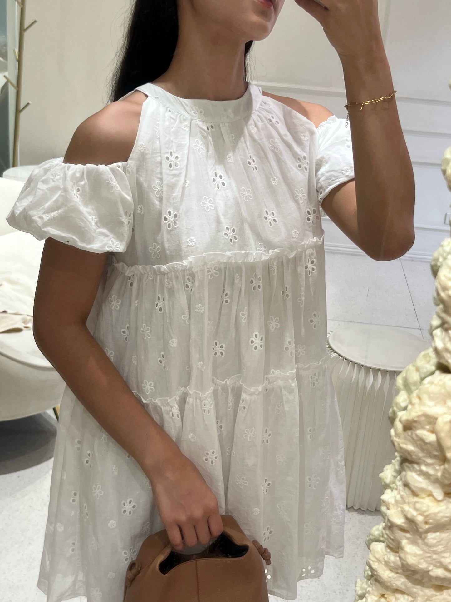 LIV Eyelet Babydoll Dress