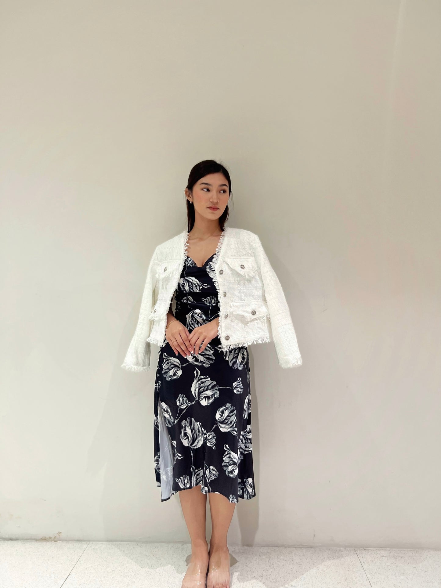 YUNA Tweed Blazer