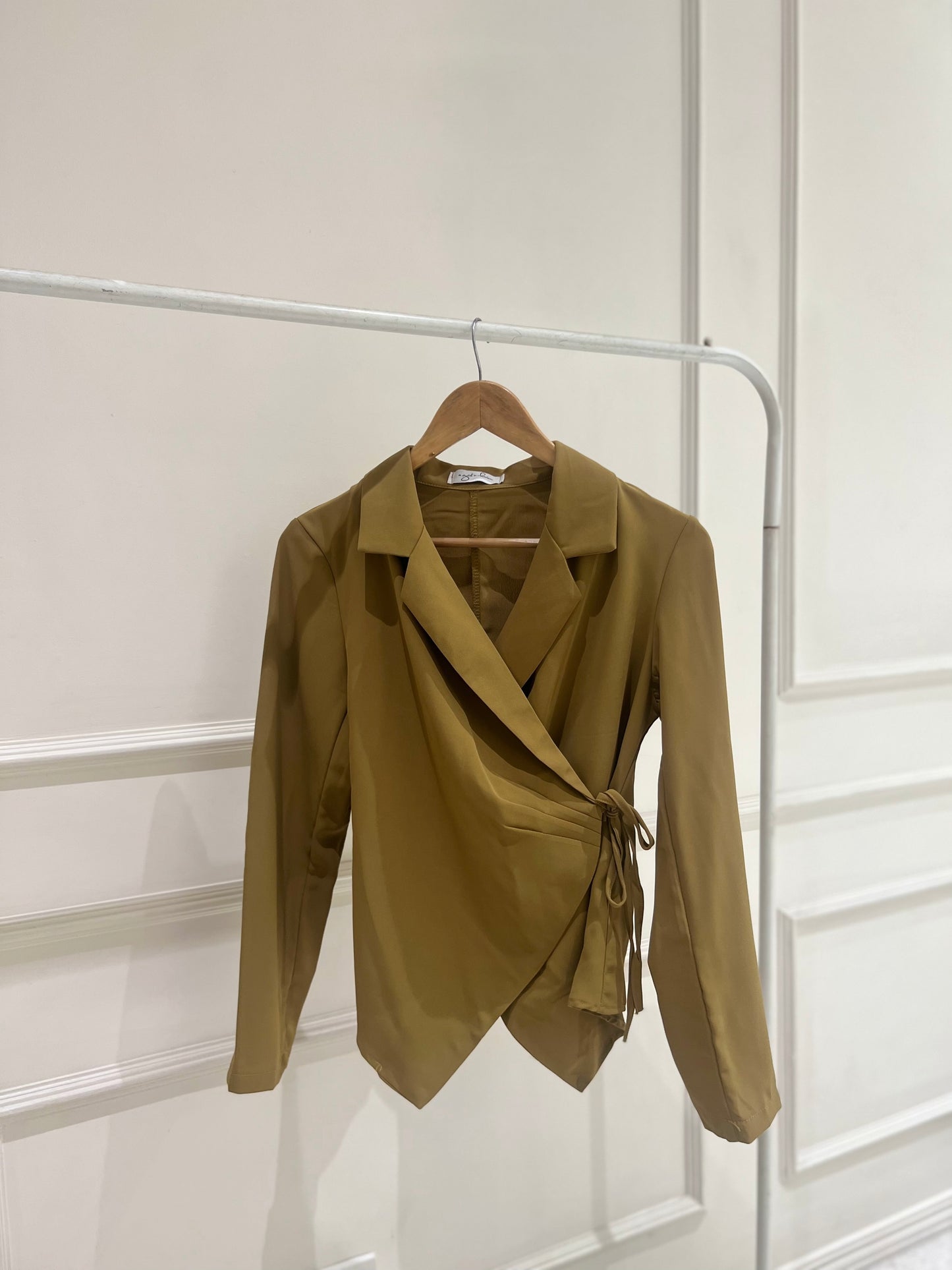 FIA Long Sleeve Tie Top