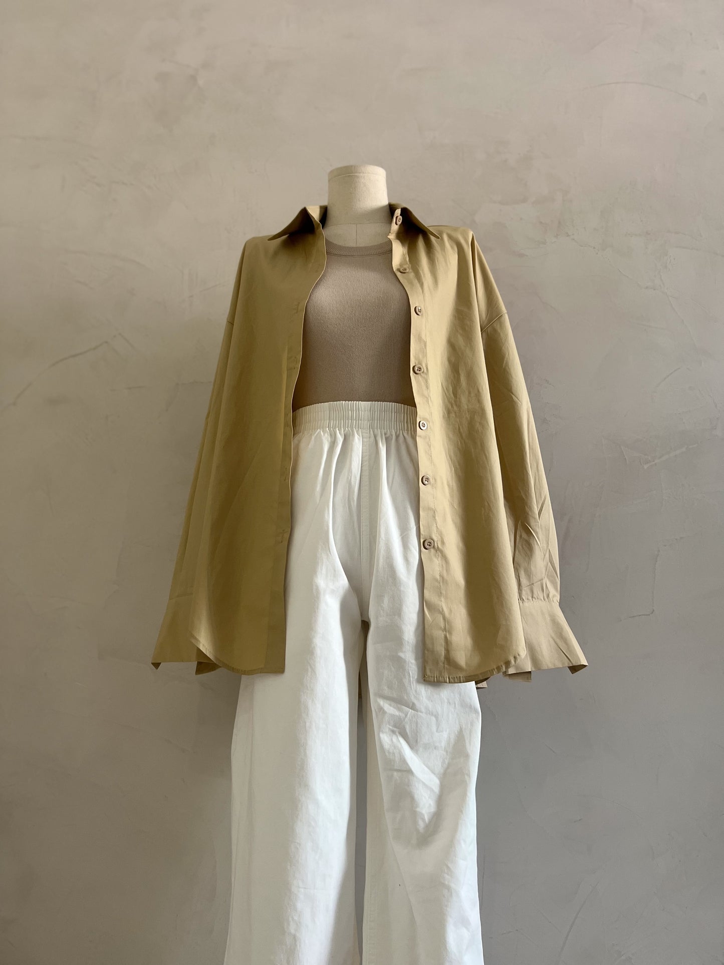 ARCHIE Garterized Pants (WHITE)