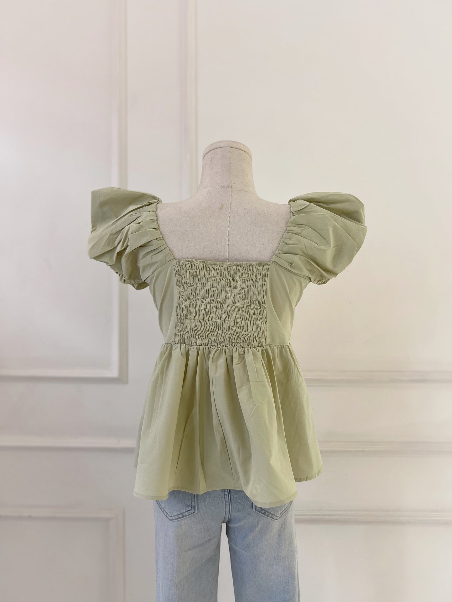 ALINA Puff Sleeve Top