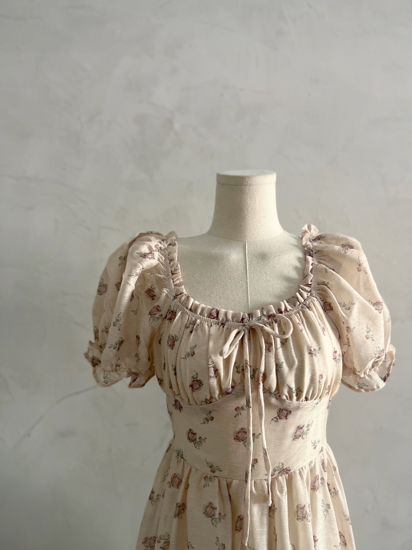 IRINA Puff Sleeve Floral Dress