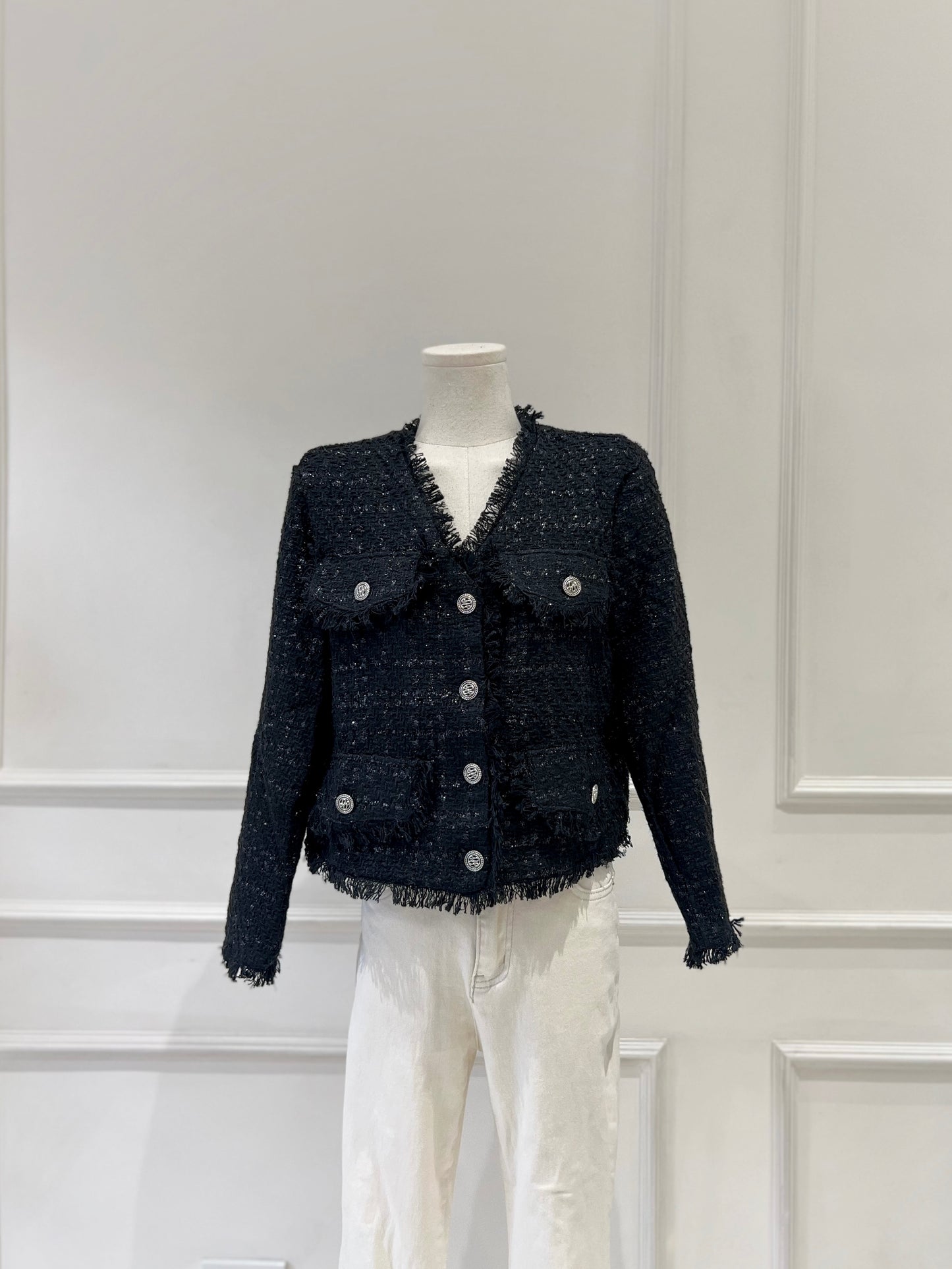 YUNA Tweed Blazer