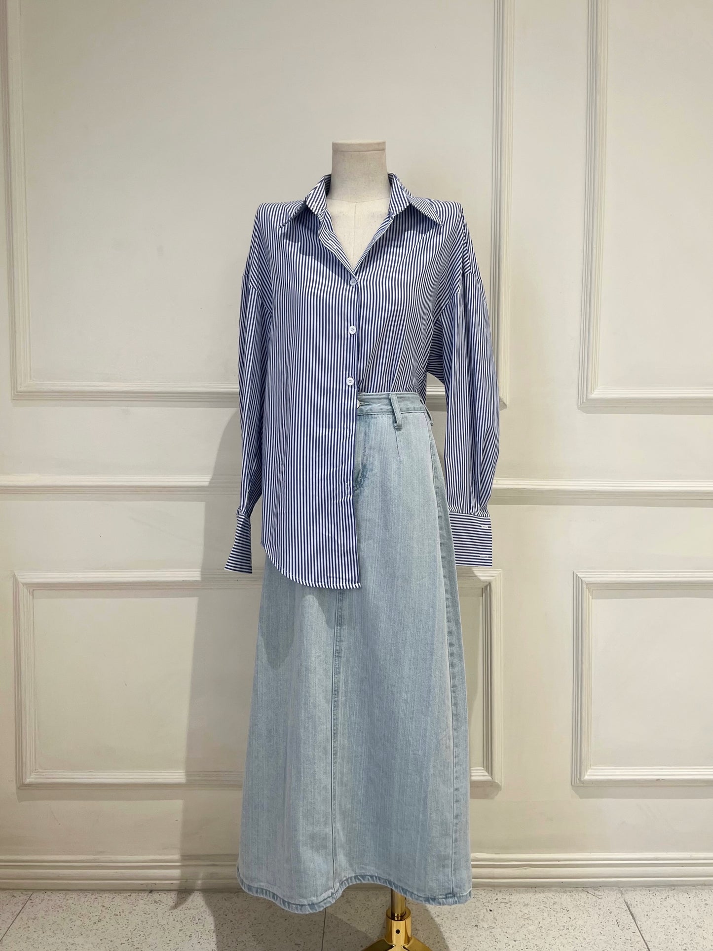 IDA Stripes Buttondown Top