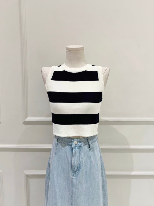 OLIVER Stripes Knit Top