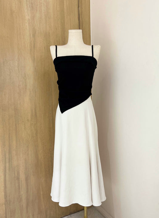 LENA Flounce Midi Skirt