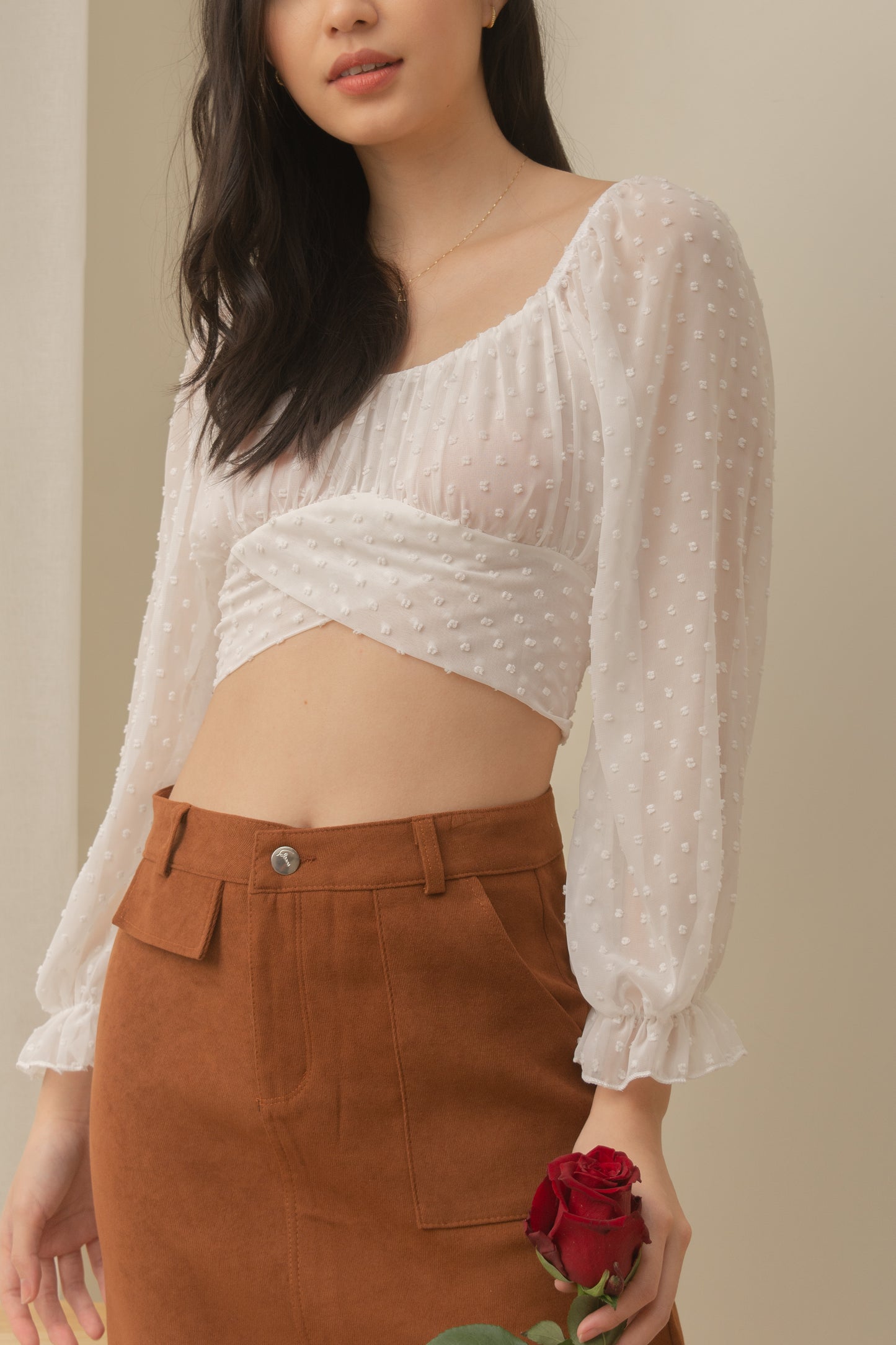 GRACE Suede Midi Skirt (Color Options)