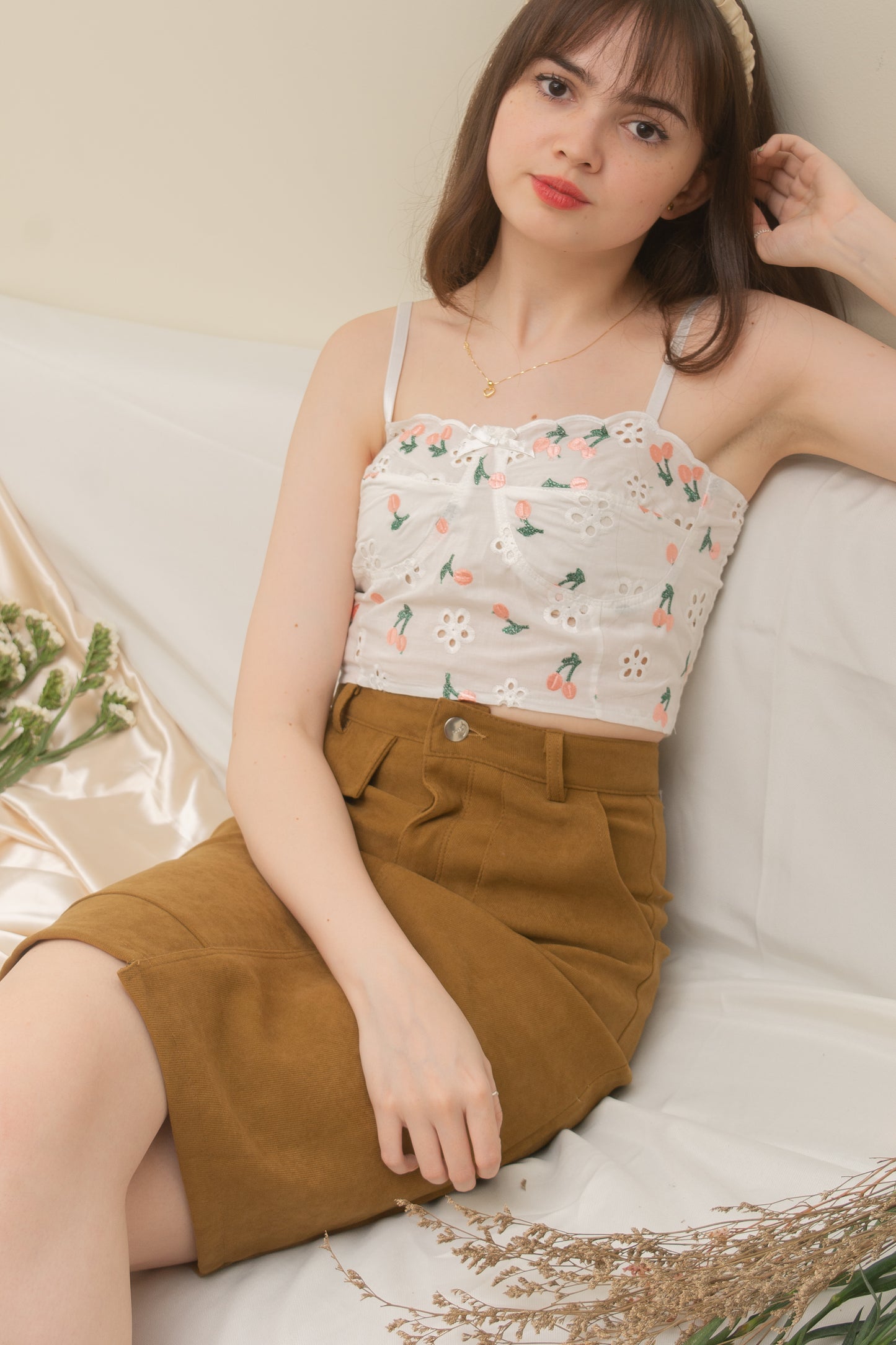 GRACE Suede Midi Skirt (Color Options)