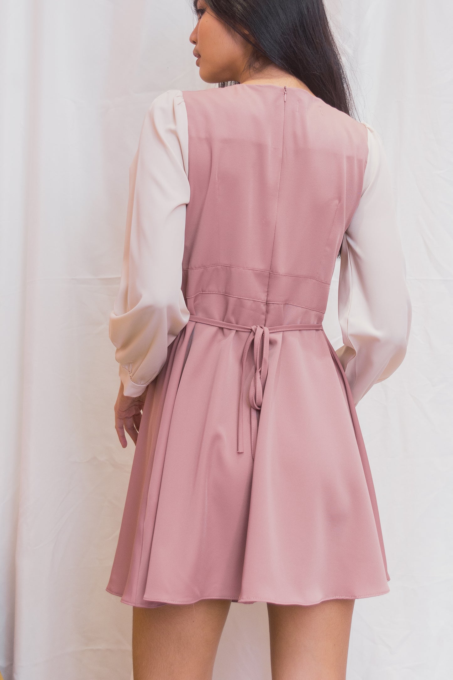 HENNY Two-Tone Dress