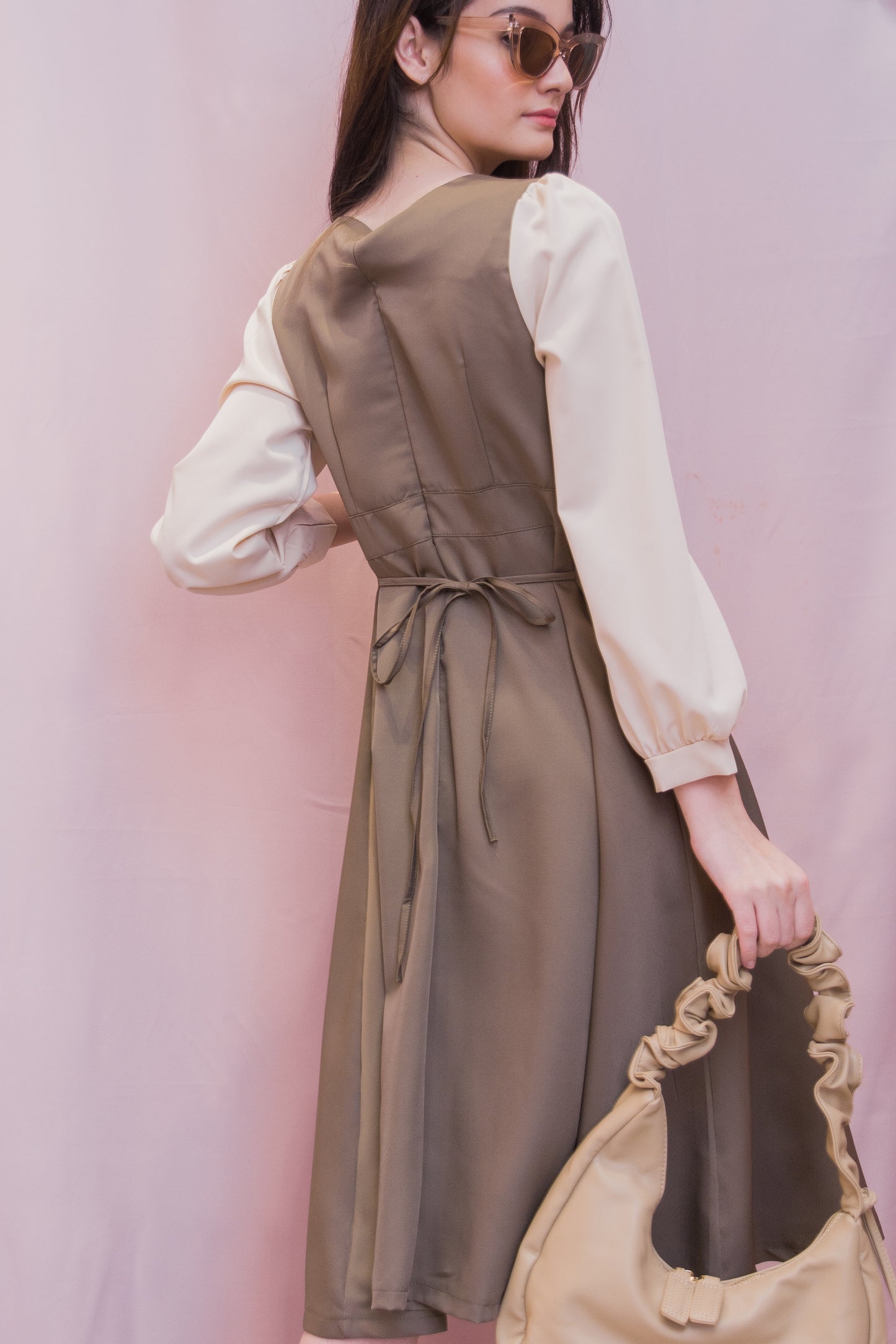 HENNY Two-Tone Dress