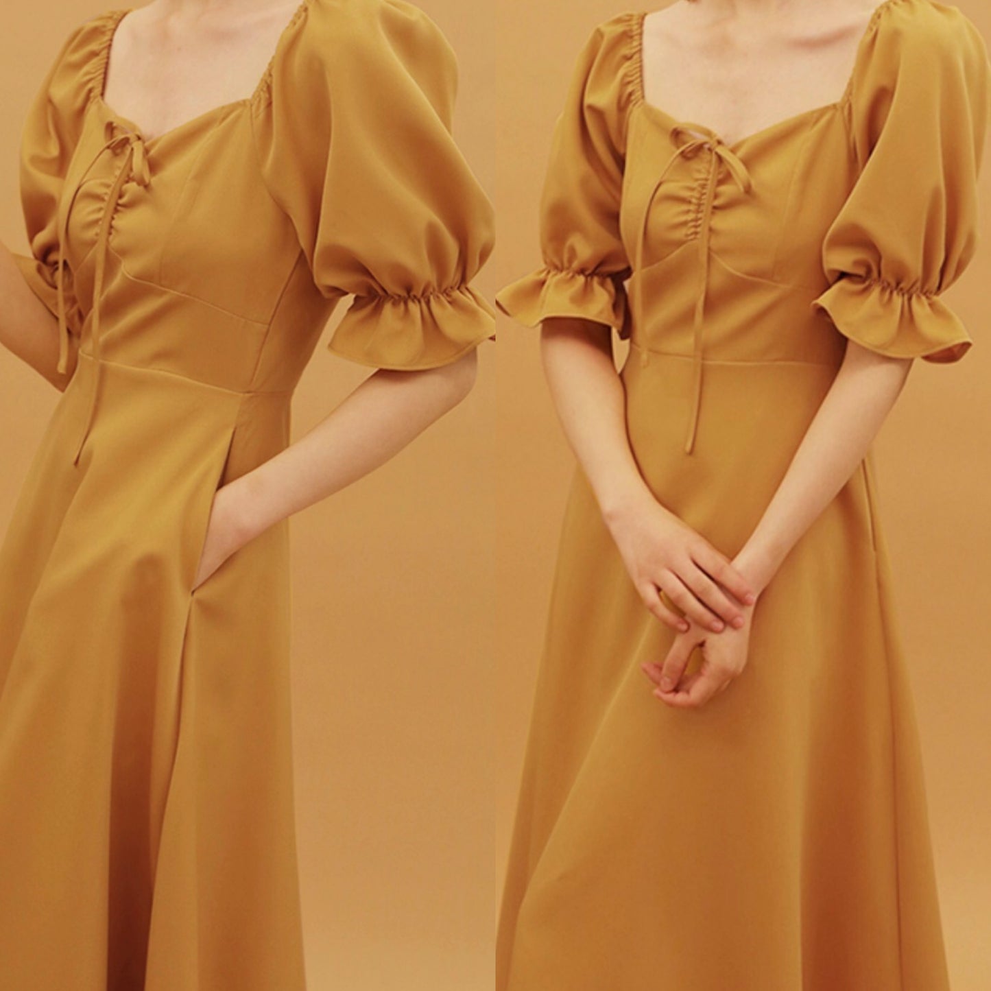 LONDYN Puff Sleeve Dress