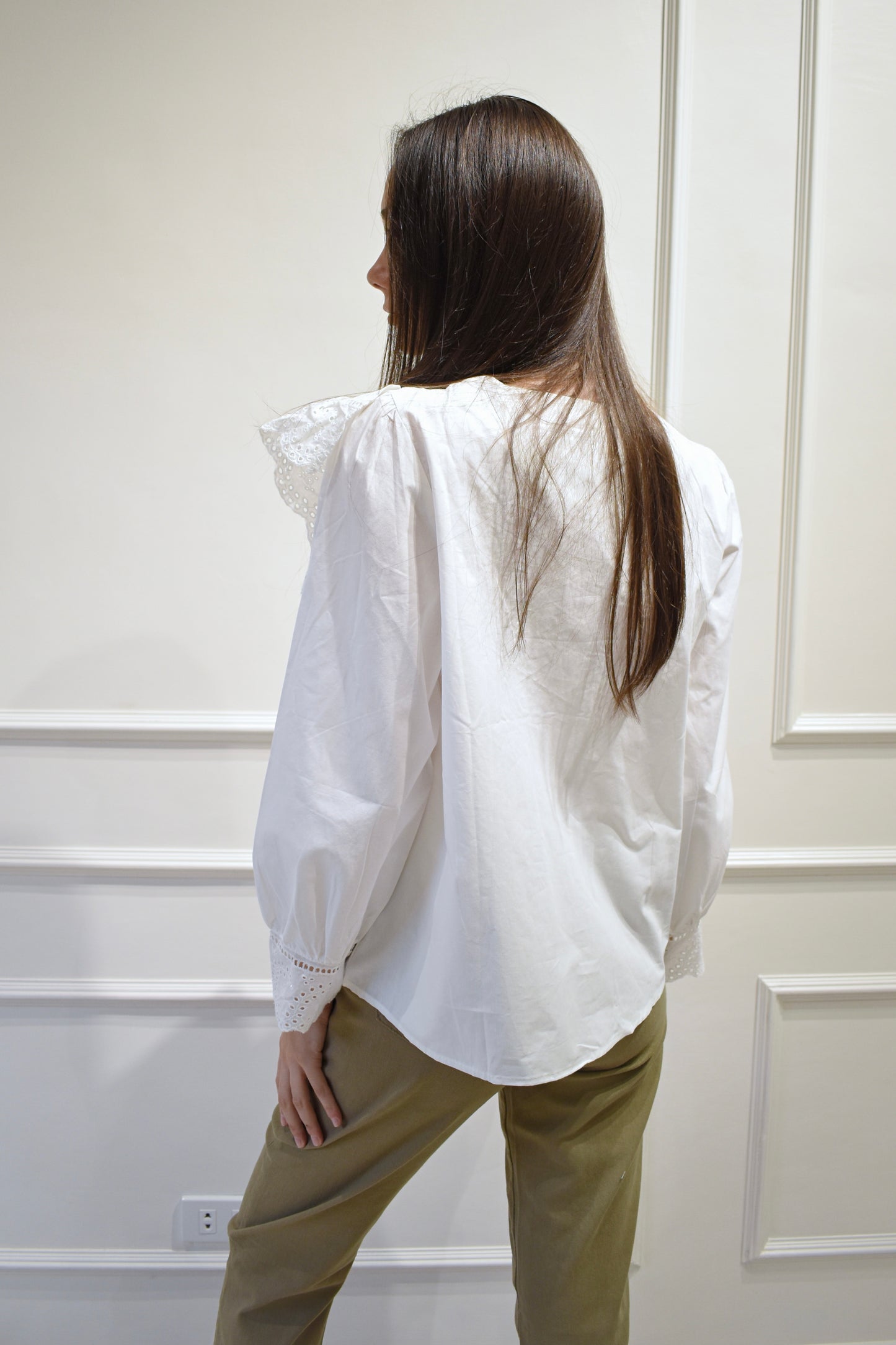 ELLIS Lace Long Sleeve Blouse