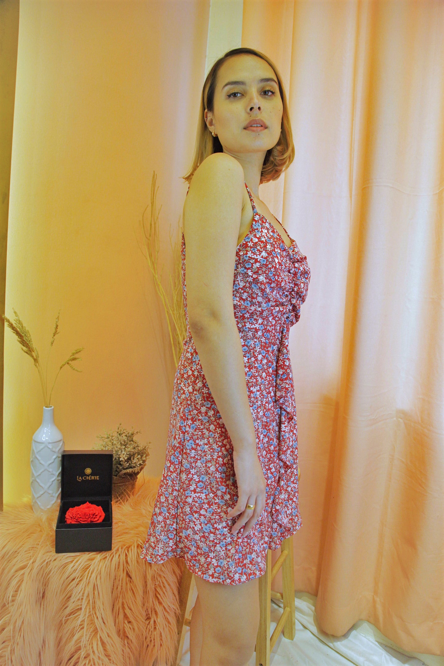 DARCY Floral Ruffle Dress