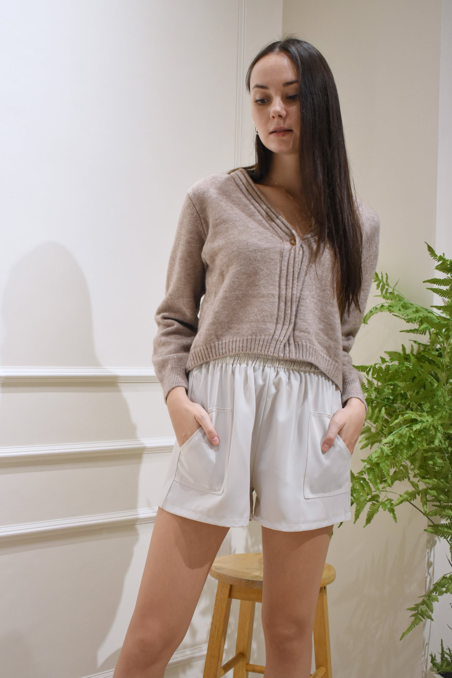 MOREY Garterized Shorts