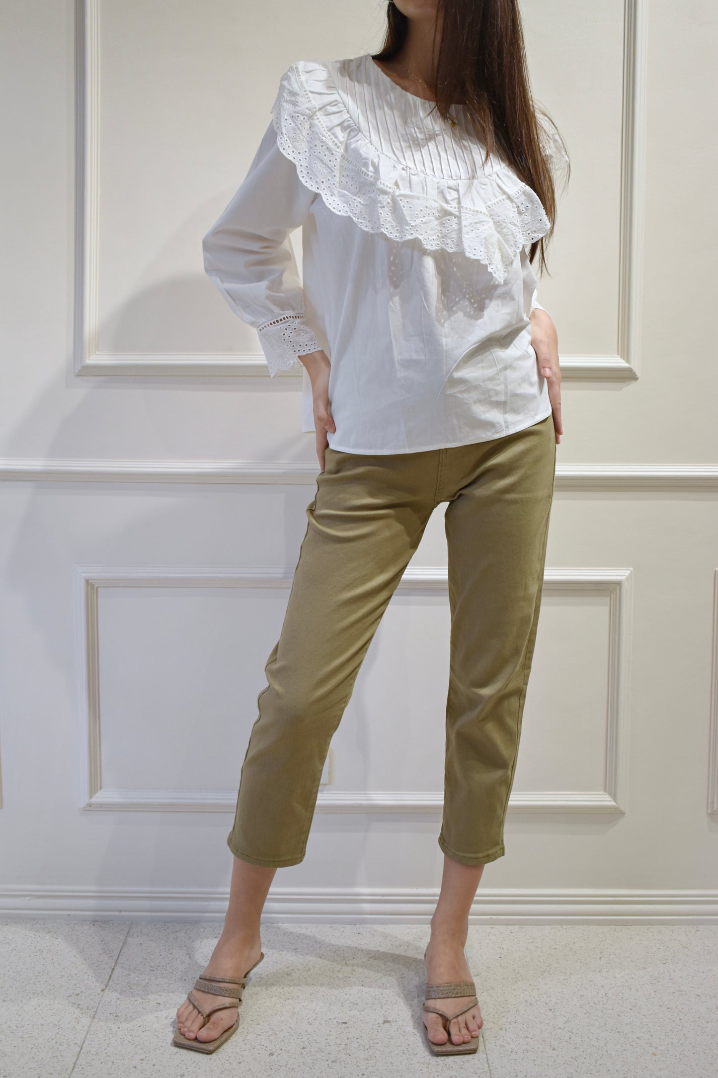 JAMIE Skinny Jeans (SEAWEED GREEN)