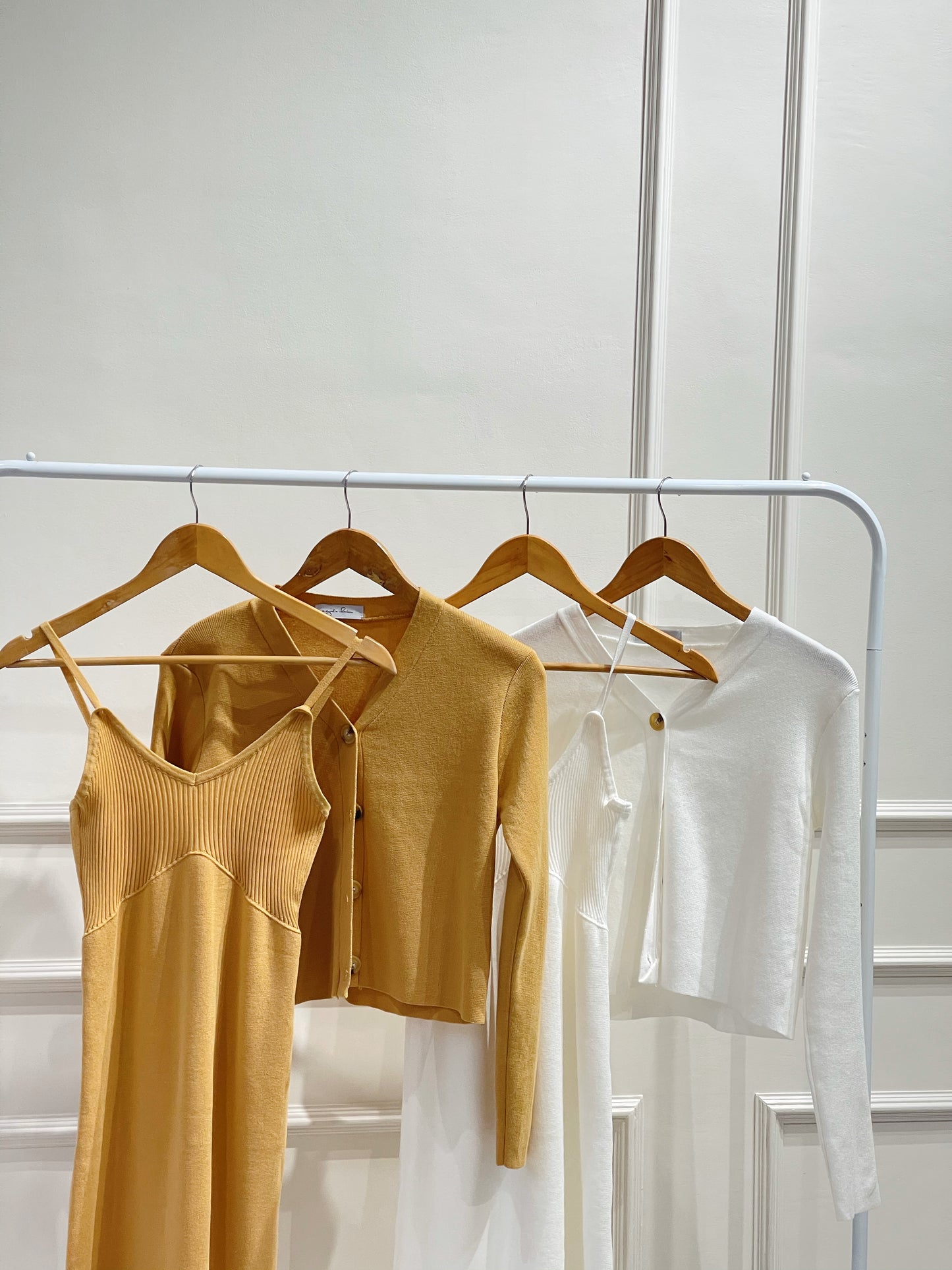 BRIE: Dress & Cardigan Set