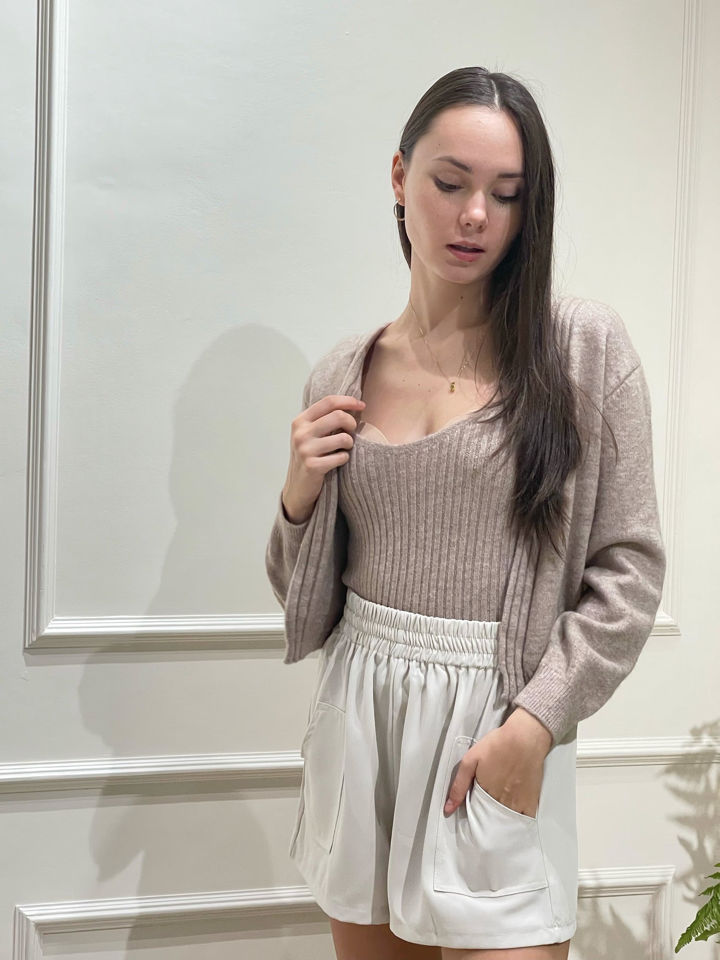 MOREY Garterized Shorts