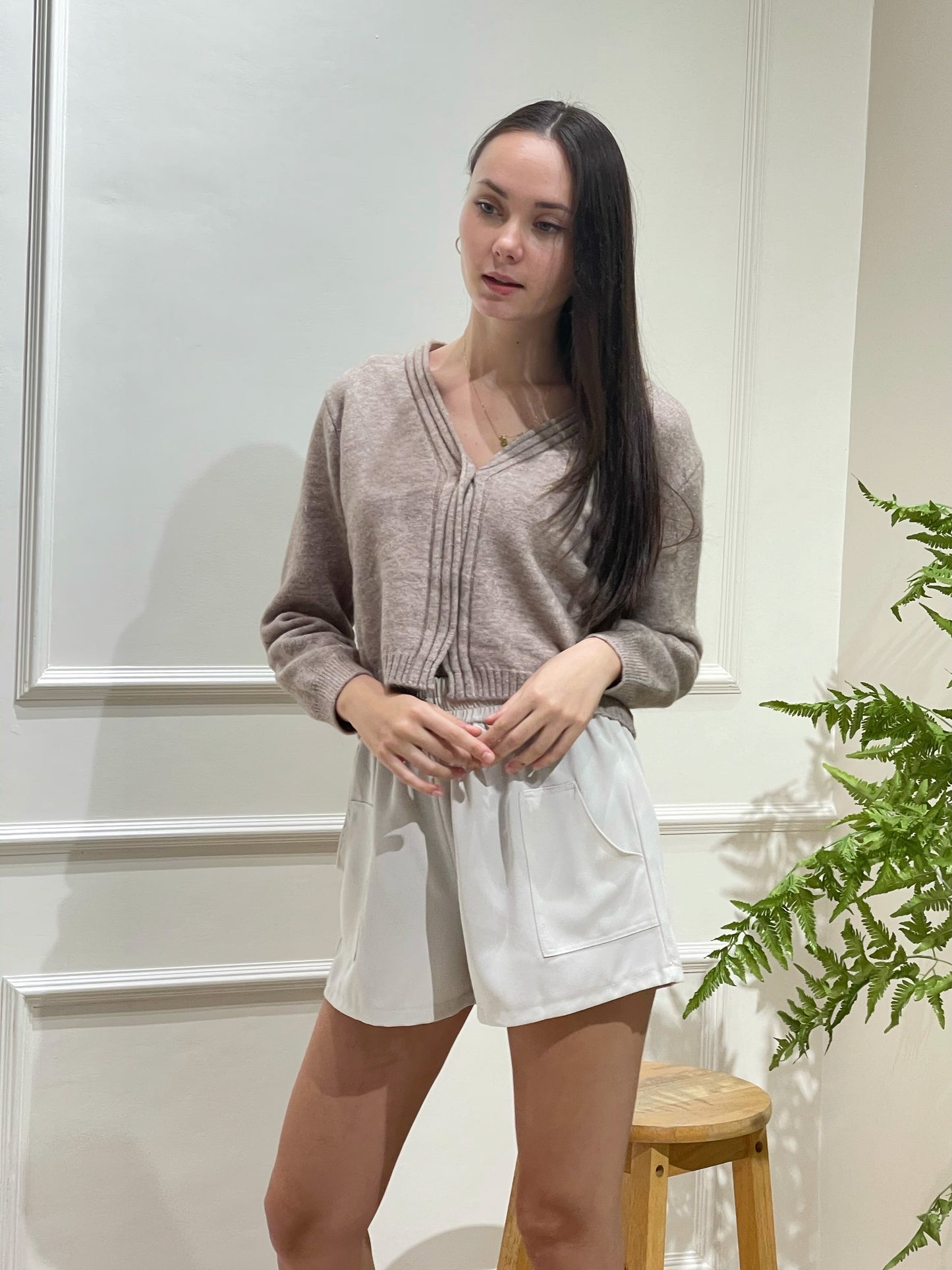 MOREY Garterized Shorts