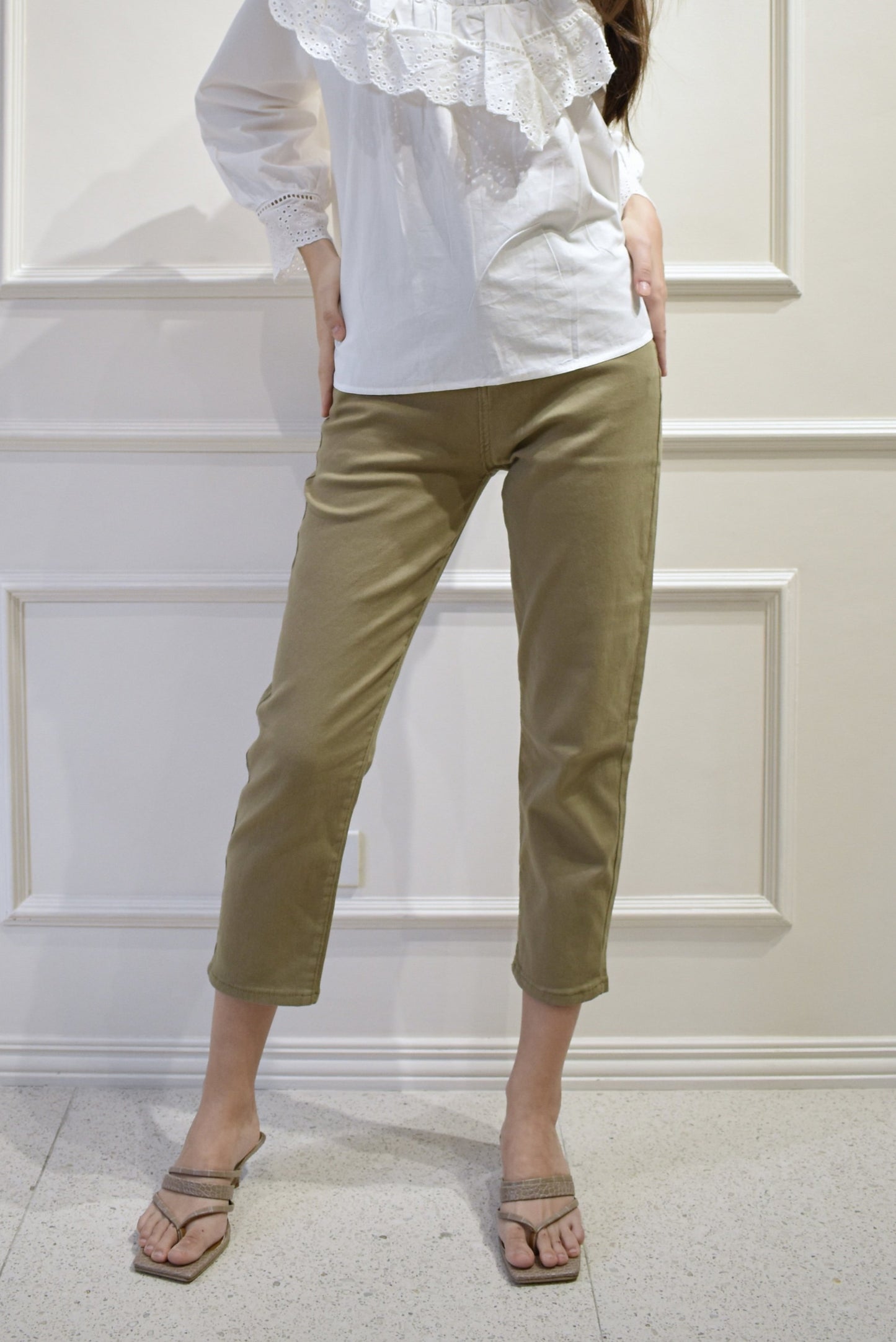 JAMIE Skinny Jeans (SEAWEED GREEN)