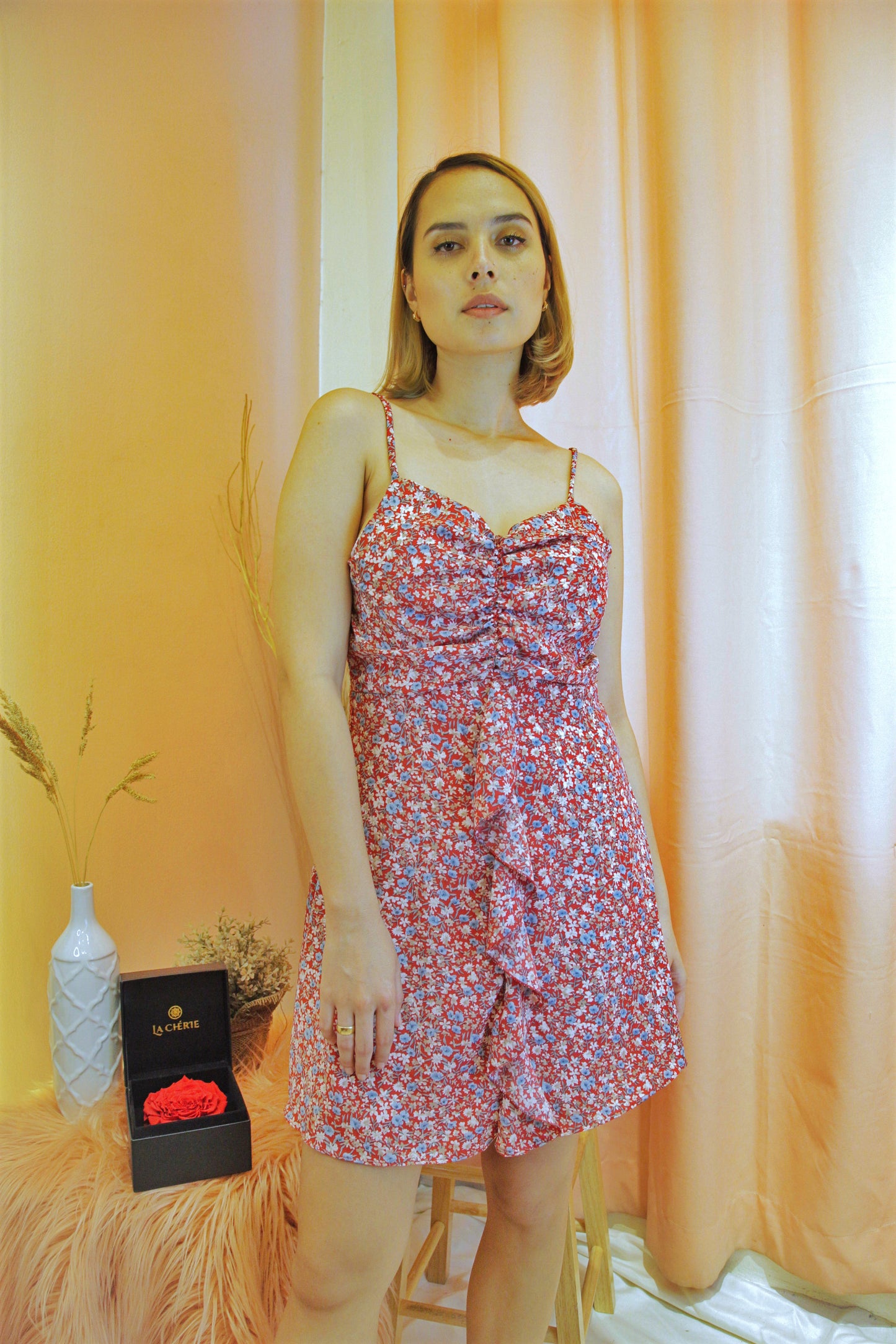 DARCY Floral Ruffle Dress