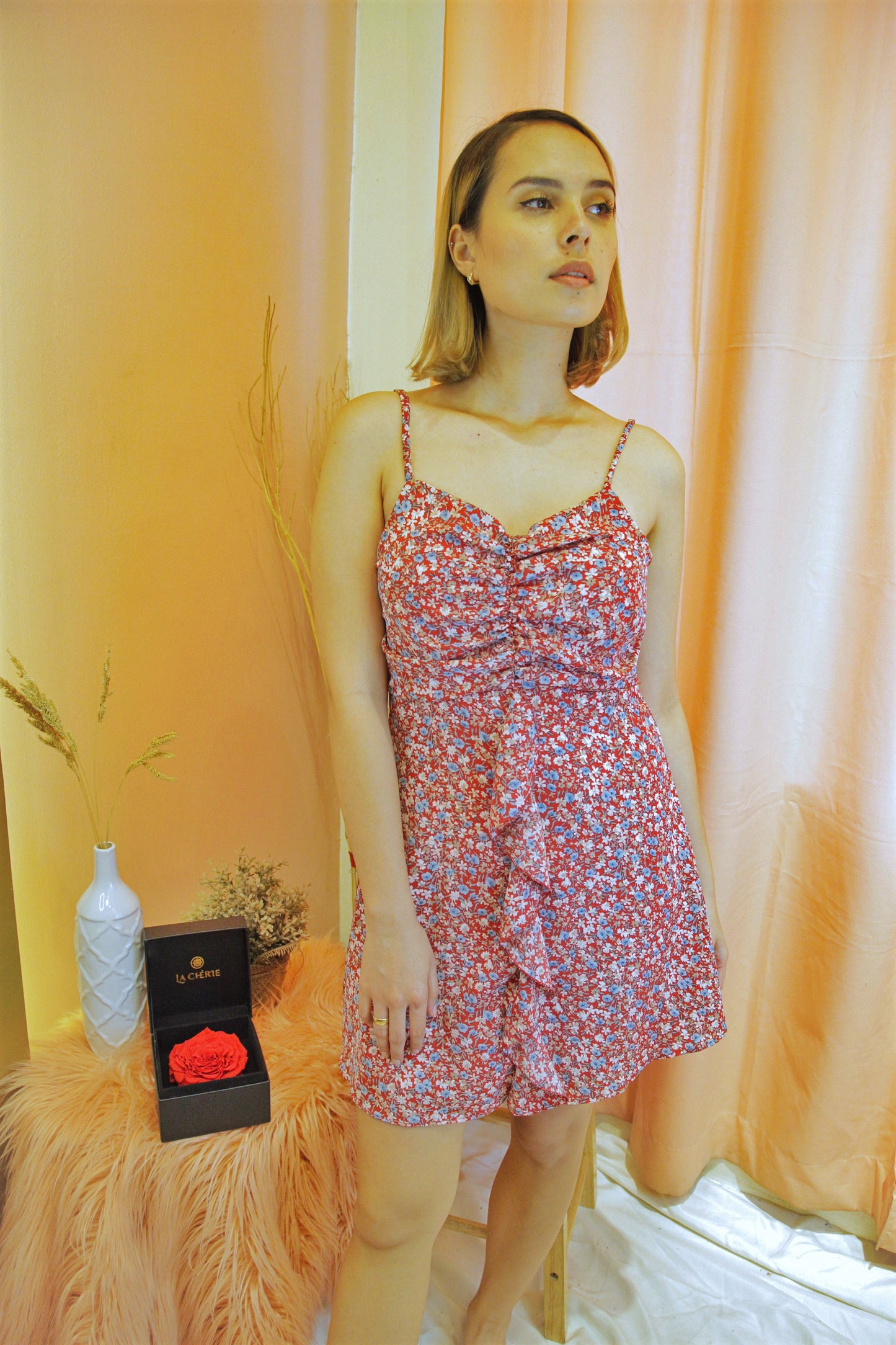DARCY Floral Ruffle Dress