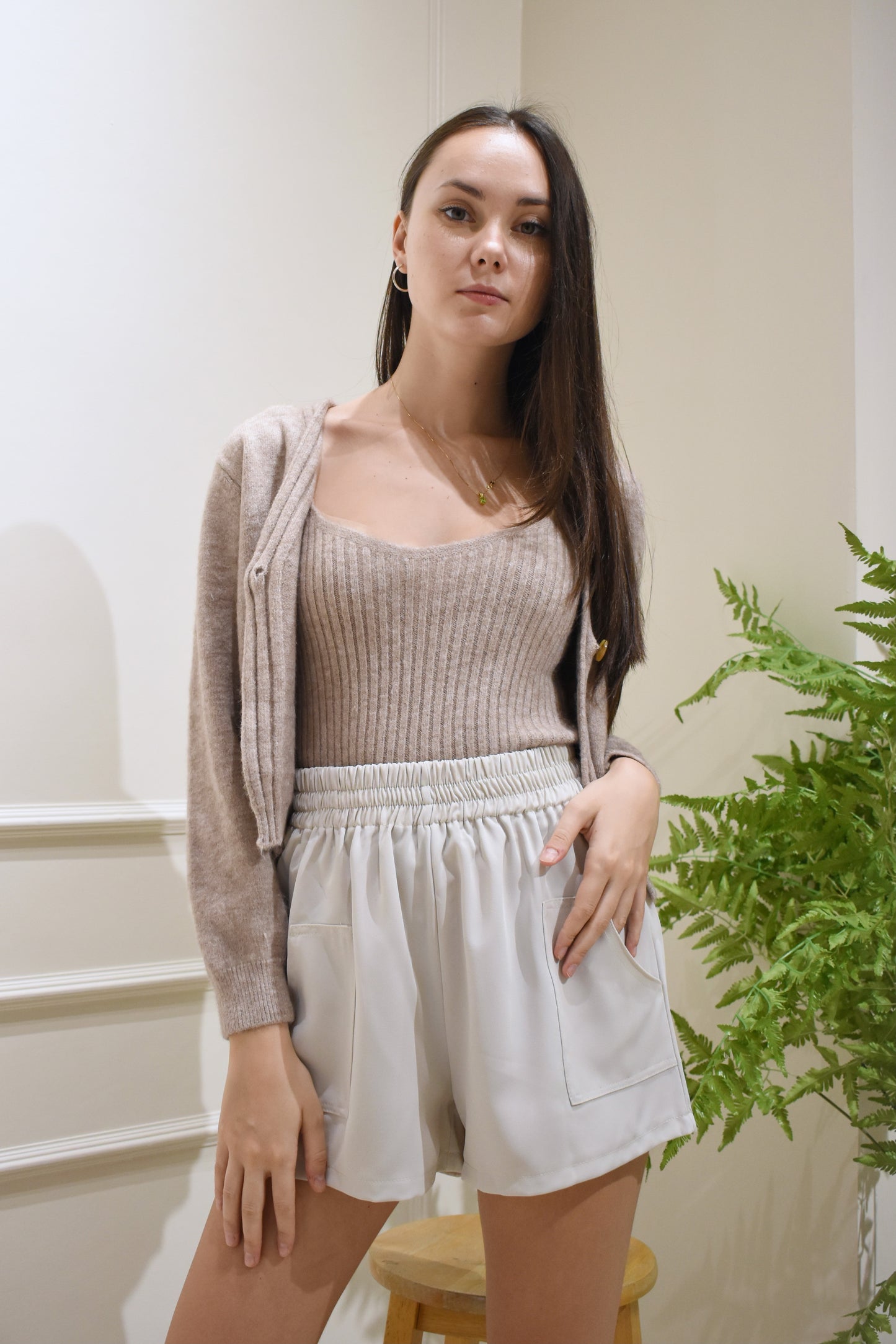 MOREY Garterized Shorts