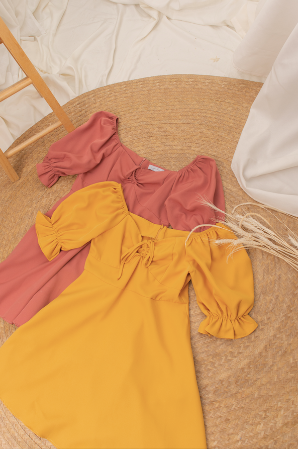LONDYN Puff Sleeve Dress