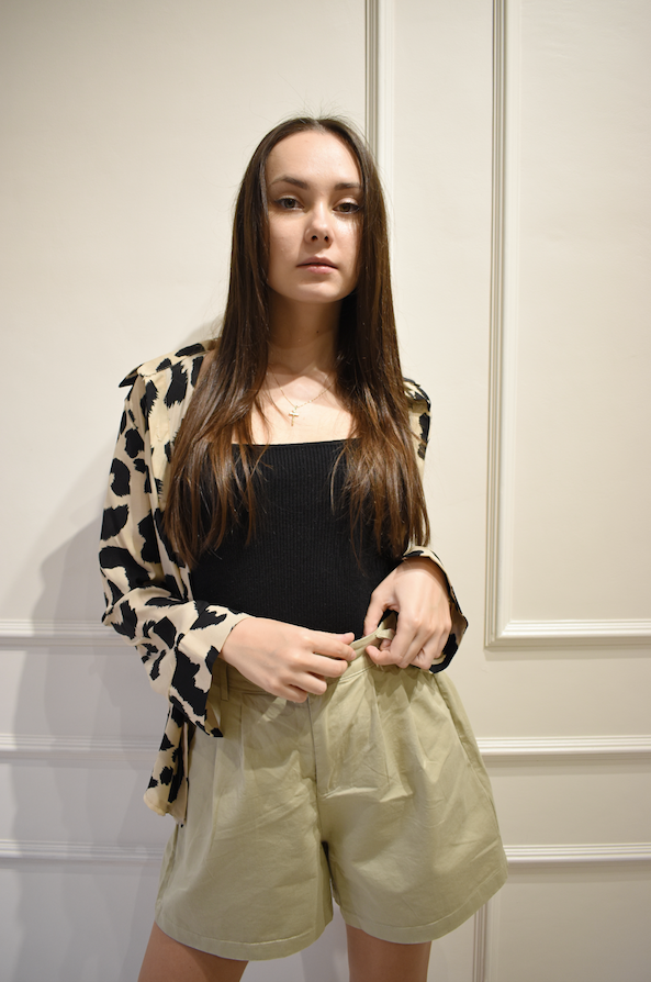 MAYA Printed Buttondown