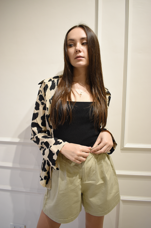 MAYA Printed Buttondown