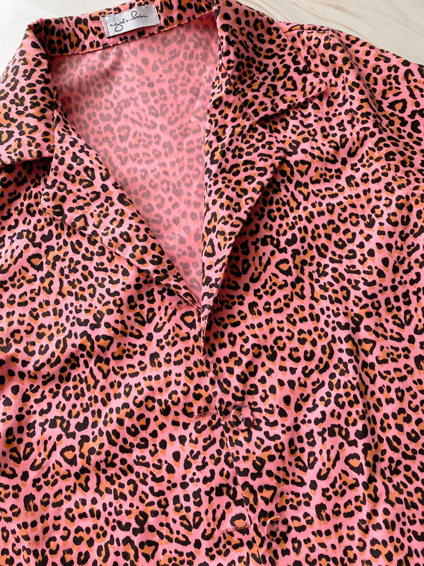 COLLIE Animal Print Jacket Cover-Up